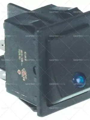 kolébkový spínač montážní rozměry 30x22mm modrý 2NO 250V 16A osvětlený Nejlepší Volba