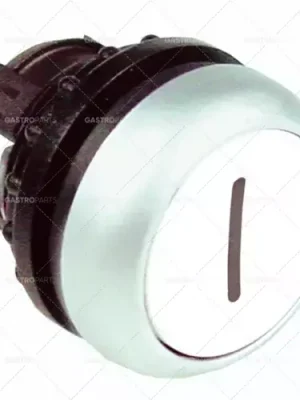 Super Cena Tlačítko bílé s tlačítkovou deskou momentové ø 22,5 mm zapnuto