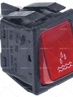 Expresní Doručení momentový spínač montážní rozměry 30x22mm červený 2NO 250V 16A