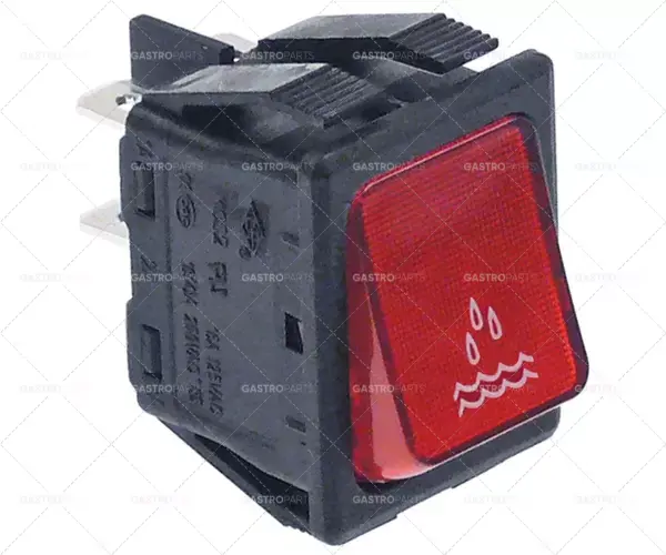 Expresní Doručení momentový spínač montážní rozměry 30x22mm červený 2NO 250V 16A