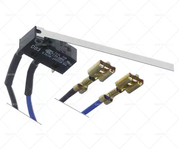mikrospínač s páčkou 250V 0,1A 1no délka páčky 51,5mm Nová Kolekce