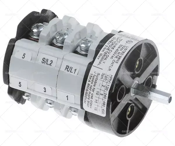 Novinka otočný spínač vačkový 4polohový 0-1-2-3 6pólový typ cs0258542 600V 32A 5x5mm