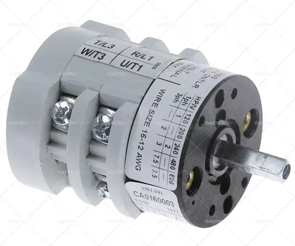 Speciální Cena otočný spínač 2 0-1 sady kontaktů 3 typ CA0200003V 400V 16A hřídel ø 5x5mm