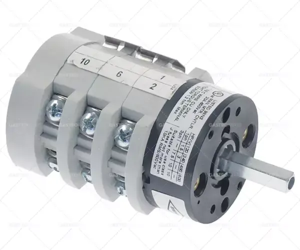 Výhodná Nabídka otočný spínač vačkový 3 polohy 1-0-2 6pólový typ hdiametr 1607r012 600V 16A 5x5mm