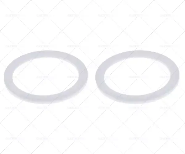 Sezónní Sleva ploché těsnění PTFE D1 ø 34mm D2 ø 27mm tloušťka 2mm Množství 2 ks