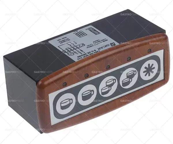 Oblíbený klávesnice tlačítka 5 230V D 117mm Š 45,5mm dřevo 1d5e GR NKP S10