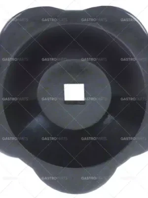 Výprodej hvězdicová rukojeť hřídel 8x8mm ø 80mm D 23mm černý termoplast