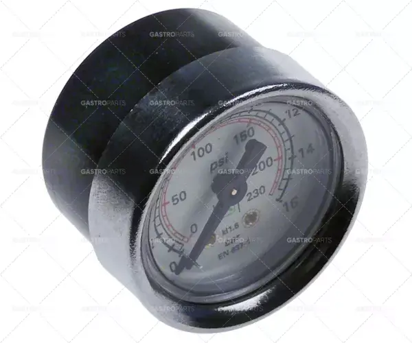 Manometr o 41 mm oblast tisku 16bar Závit 1/8 "káva Rychlé Dodání