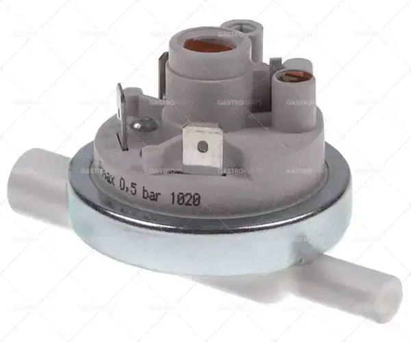 Oblíbený ovládání tlaku ø 45mm rozsah tlaku 105/75mbar rozsah tlaku 0,105/0,075bar p max. 0,5bar 10A