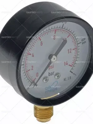 manometr ø 62mm rozsah tlaku 0-1bar připojení 1/4" Vysoce Kvalitní