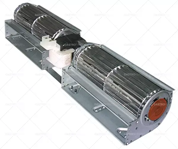 Výprodej Cross ventilátor průtok válec o 60 mm válec L 2x180mm svazku plechů tloušťky 35 mm Motor centrálně 230V / 50Hz 30W