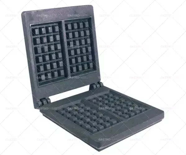 Originální Litinový talíř pro vaflovač pro model GES20 Set EP nahoru / dolů L 250 mm B 250 mm H 60 mm