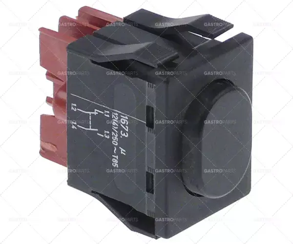 Cenový Hit montážní rozměry spínače 30x22mm černý 1no/1nc 250V 12A připojení samec faston 4,8mm