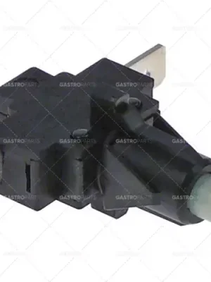 Hit Sezóny momentový spínač montáž ø 12mm černý 1NO 250V 16A připojení vnější faston 6,3mm
