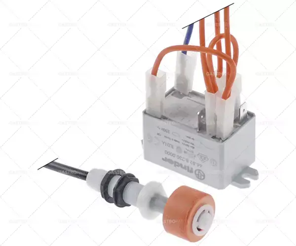 Hit Sezóny sada plovákového spínače 1CO ø 25mm L 73mm montáž ø 12mm 250V 10A vnější faston 6,3mm délka kabelu 1380mm