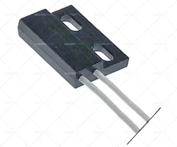 Levný magnetický spínač 250V 0,5A výkon max. 10W délka 29mm šířka 19mm 1no délka kabelu 290mm