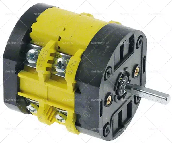 Víkendová Akce otočný spínač 2 0-1 sady kontaktů 4 typ CX32 600V 32A hřídel ø 5x5mm hřídel L 26mm hřídel čtvercová