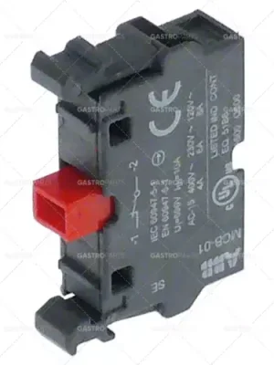 blok kontaktů abb mcb-10 1nc max 400V 8A černý/červený Cenová Bomba