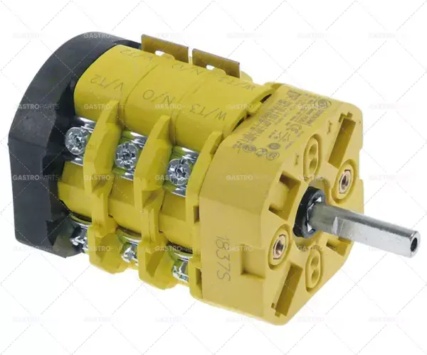 otočný spínač sady kontaktů 6 2 0-1 typ PX20 690V 20A hřídel ø 6x4,6mm hřídel L 24mm Cenový Hit