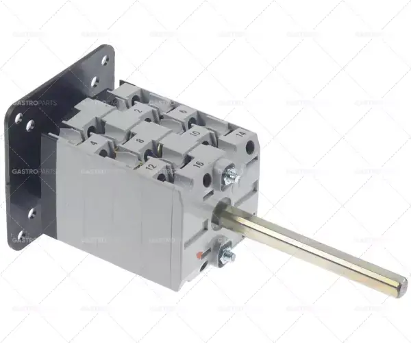 Cenový Hit otočný spínač vačkový 6 poloh 0-1-2-3-4-5 8pólový typ wah738/11vzm 600V 16A 6x6mm