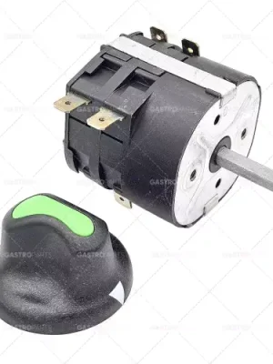 časovač M2 3pólový provozní doba 5min impulsní mechanický 3NO při 250V 16A hřídel ø 6x4,6mm Must-Have
