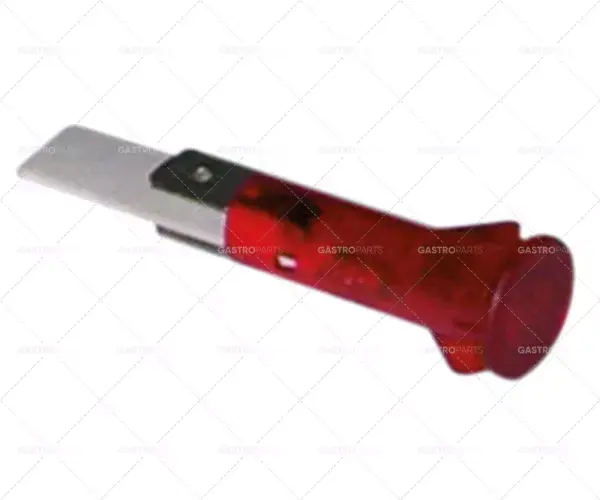 kontrolka ø 10 mm červená 400V připojení vnější faston 6,3 mm počet 5 ks Nízká Cena