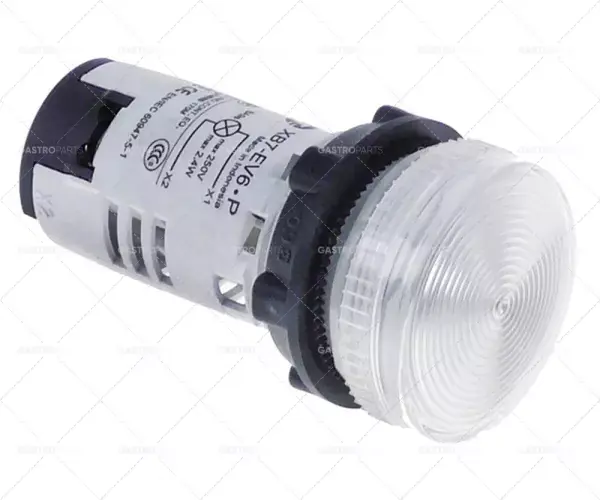 kontrolka ø 22mm 250V čirá Tovární Cena