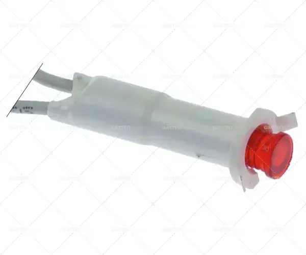 Ověřený kontrolka červená 230V připojovací kabel ø 8mm