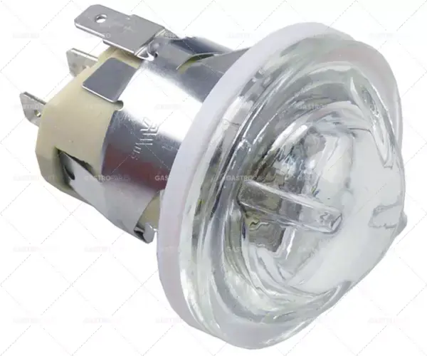 Tovární Cena lampa do trouby, montážní ø 35,5mm 230V 25W patice g9 teplotně odolná. 300°C připojení f6.3