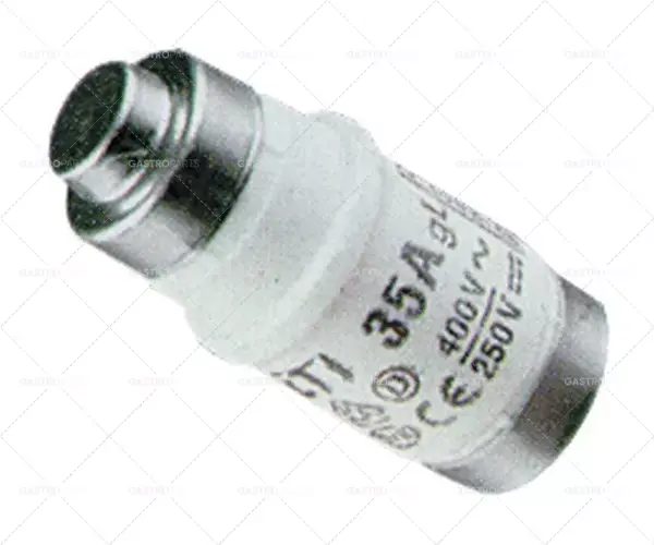 Pojistka velikosti D02 40A jmenovité napětí 250/400V E18 ø 15mm L 36mm Množství 1 ks Časově Omezené