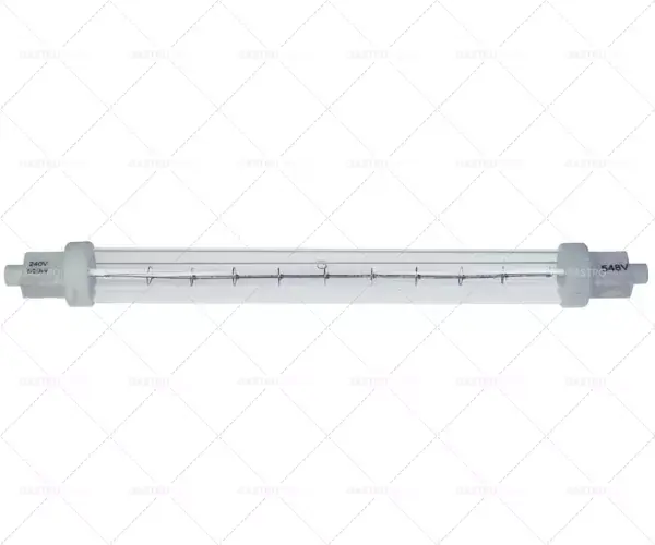 infračervená lampa s paticí R7s 240V 365W D 349mm ø 20mm s reflektorem Expresní Doručení