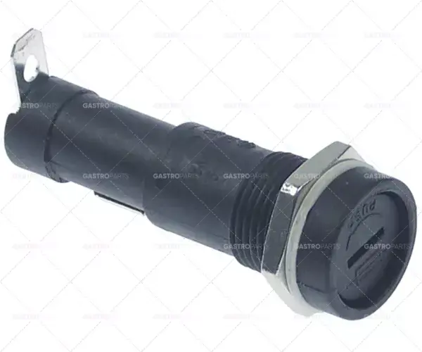 Novinka držák pojistek, ø6,3x32mm ø 15mm závit m13 1pólové připojení 10A 250V f4.8