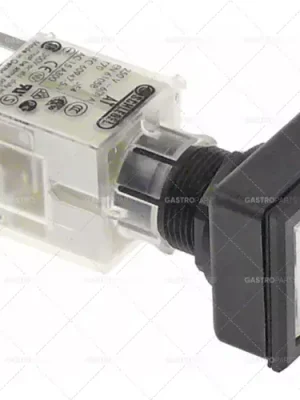momentový spínač montážní rozměry 23,1x23,1mm bílý čtvercový 1NO/1NC typ AT sekvence 0-1 hod. Bezpečná Platba
