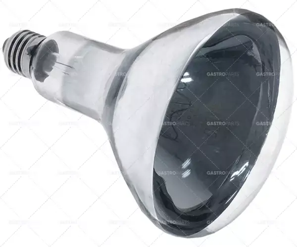 Pouze Dnes Infračervená lampa E27 240V 375W o 120 mm typ L 180 mm 90243710 jasné tvrzené sklo