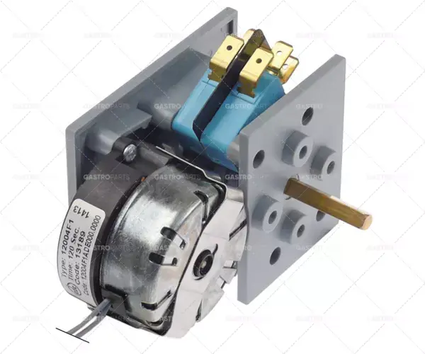 časovač CDC 12004F motory 1 komora 4 doba provozu 120s 230V 50/60Hz hřídel ø 5x5mm Akční Cena