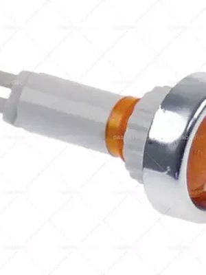 kontrolka ø 10 mm žlutá 24V připojovací kabel délka kabelu 200 mm Akce