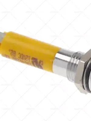 Nejlepší Volba LED kontrolka ø 8mm 12VDC žlutá přípojka f2.8x0.8
