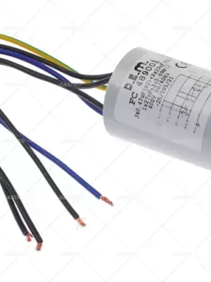 antiinterferenční filtr typ fc489001 400V 50Hz 60Hz délka 55mm průměr 37,5mm plast Nejlepší Volba