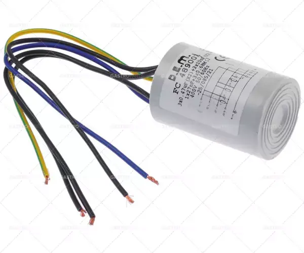 antiinterferenční filtr typ fc489001 400V 50Hz 60Hz délka 55mm průměr 37,5mm plast Nejlepší Volba