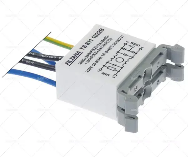 typ filtru ts8111022b 250V 50-60Hz délka 41mm šířka 18mm výška 38mm plast Must-Have