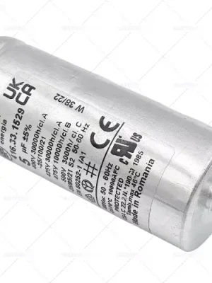 provozní kondenzátor, kapacita 5µf 450V s plastovým pláštěm Cenově Výhodný