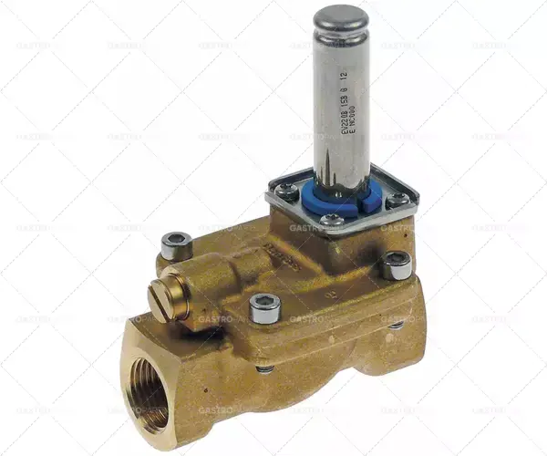 elektromagnetický ventil mosazný 2-cestný 24 VAC vstup 1/2" výstup 1/2" l 81mm dn 15mm danfoss Cenová Bomba