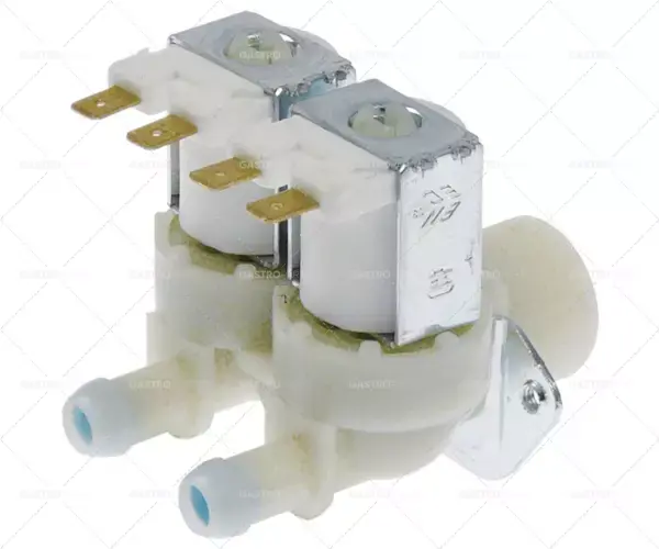 Ověřený elektromagnetický ventil dvojitý přímý 230V napětí acinlet 3/4" výstup 11,5mm výstup a 1l/min