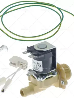 elektromagnetický ventil jednoduchý přímý 230V napětí AC vstup 3/4" výstup 14,5mm vstup 15l/min 10 Víkendová Akce