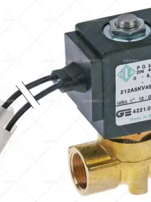 Horká Nabídka elektromagnetický ventil mosazný 2-cestné připojení 230 VAC vnitřní faston 6,3 mm L 46 mm DN 4,5 mm ODE