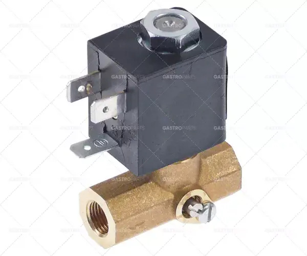 Elektromagnetický ventil 2-way 230 VAC vstup 1/8 "L 40mm p max 10bar vývod 1/8" mosaz 50Hz Objednat Nyní