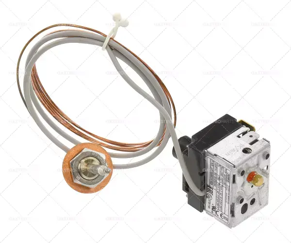 bezpečnostní termostat vypínací tep. 350°C 1pólová sonda 1CO 2,5A ø 5mm sonda L 48mm Nejlepší Volba