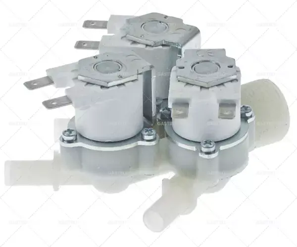 Elektromagnetický ventil 3-way vstup rovnou 230V AC napětí 3/4 "výstup 10 mm DN10 T.MAX. 90 ° C Oblíbený