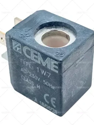 CEME typ elektromagnetický 1W7 230V 50Hz AC záznam napětí o 10 mm Připojení Plochý konektor 6,3mm Finální Výprodej