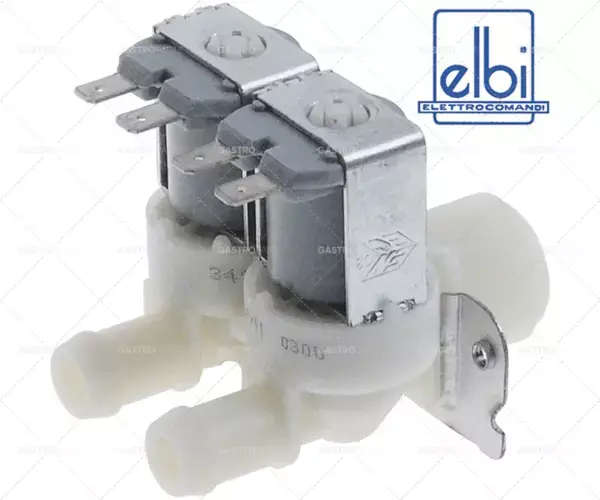 elektromagnetický ventil dvojitý přímý 24V vstup 3/4" výstup 13,3mm dn10 t.max. 90°C pracovní cyklus 100% Oblíbený